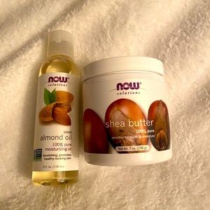 Now shea butter & almond oil